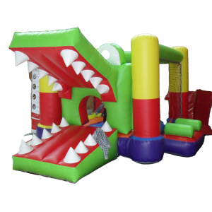 Château Gonflable "Croco" avec Toboggan 🐊
